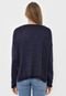 Suéter Tricot Calvin Klein Jeans Liso Azul-Marinho - Marca Calvin Klein Jeans