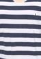 Camiseta Reserva Listrada Azul/Branca - Marca Reserva