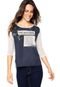 Blusa Manga Longa Mochine Autumn Azul - Marca Mochine