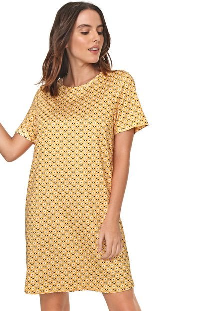 Vestido My Favorite Thing(s) Curto Floral Amarelo - Marca My Favorite Things