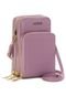 Bolsa Feminina Porta Celular Shoulder Bag Star Shop Transversal Carteira Lilás - Marca STAR SHOP