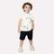 Camisa Infantil Menino Milon Off White - Marca Milon