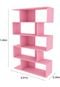 Estante Twister Quartzo Rosa TCIL Móveis - Marca Tcil Móveis
