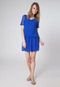 Vestido Anna Flynn Shine Azul - Marca Anna Flynn