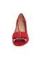 Peep Toe Andarella Vermelho - Marca Andarella