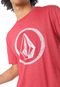Camiseta Volcom Refiner Vermelha - Marca Volcom