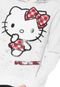 Moletom Flanelado Fechado Cativa Hello Kitty Estampado Branco - Marca Cativa Hello Kitty