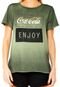 Camiseta Coca-Cola Jeans Comfort Enjoy Cinza - Marca Coca-Cola Jeans