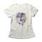 Camiseta Feminina Watercolor Wolf - Off White - Marca Studio Geek 