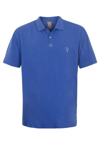 Camisa Polo VR Bordado Azul