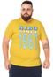 Camiseta Aeropostale Lettering Amarela - Marca Aeropostale