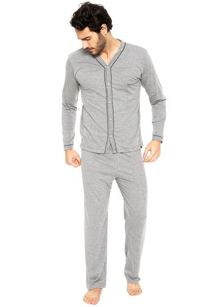 Menor preço em Pijama Lupo Comfort Cinza