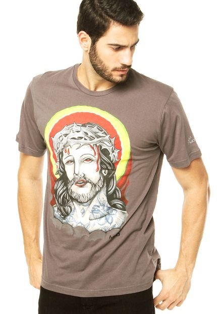 Camiseta MCD Regular Christ Cinza - Marca MCD