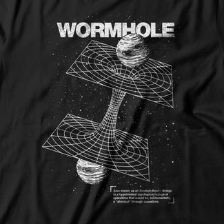 Camiseta Feminina Wormhole - Preto