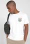 Camiseta Osklen Brasão Hidrocolor Branca - Marca Osklen