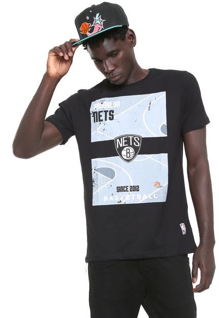 Camiseta NBA Brooklyn Nets Preta - Marca NBA