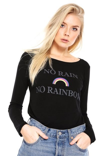 Camiseta Disparate Rainbow Preta - Marca Disparate