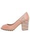 Peep Toe Total Comfort Detalhe Lateral Rosa - Marca Ramarim