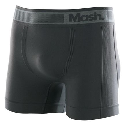 Cueca Boxer Sem Costura Mash Masculina Microfibra Azul diesel G - Marca MASH