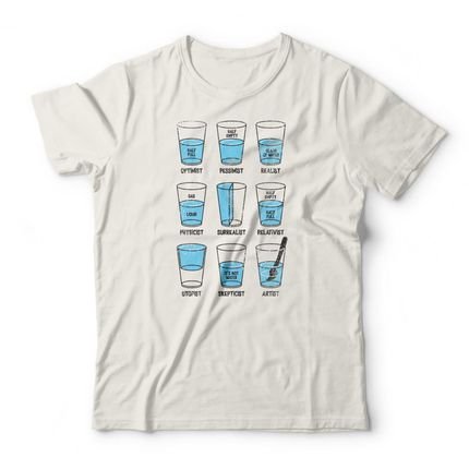 Camiseta Cup Water - Off White - Marca Studio Geek 