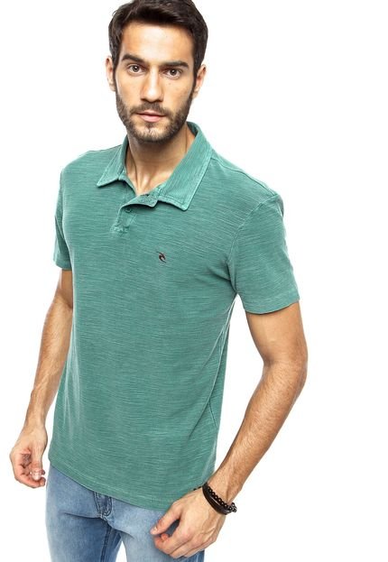 Camisa Polo Rip Curl Washed Wave Icon Verde - Marca Rip Curl