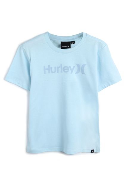 Camiseta Hurley Menino Lettering Azul - Marca Hurley
