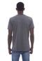 Camiseta Mitchell & Ness Estampada Diagonal Sweep Branding Cinza - Marca Mitchell & Ness