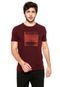 Camiseta Calvin Klein Jeans Quadrado Logo Vinho - Marca Calvin Klein Jeans