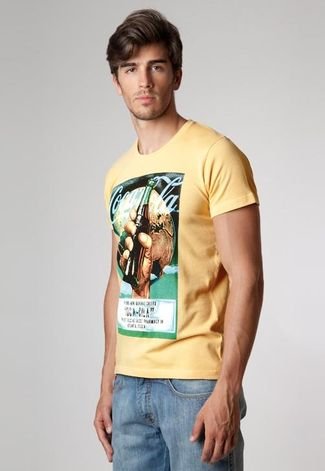 Camiseta Estampa Amarela