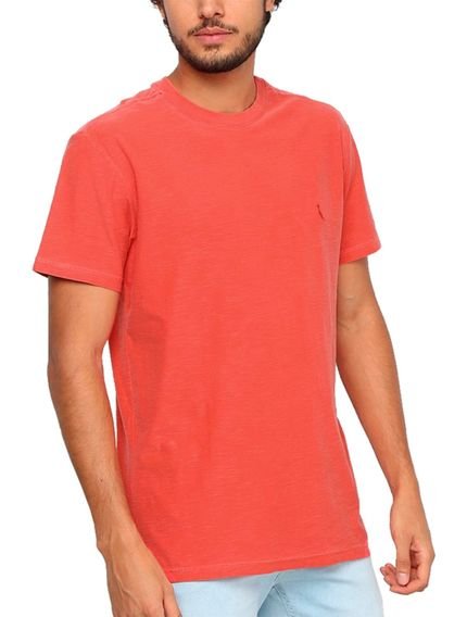 Camiseta Reserva Masculina Flamê Stone Vermelha Coral - Marca Reserva