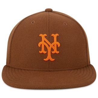 Boné New Era 59fifty Low Profile New York Mets Marrom