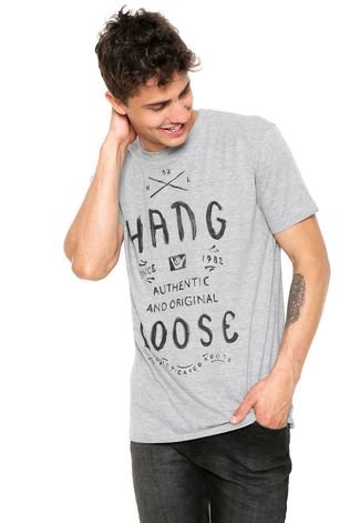 Camiseta Hang Loose Long Cinza