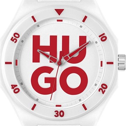 Relógio Hugo Masculino Couro Branco 1530329 - Marca HUGO