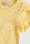 Blusa Carinhoso Infantil Logo Amarela - Marca Carinhoso
