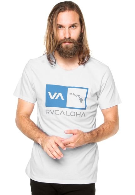 Camiseta RVCA Rvcaloha Branca - Marca RVCA