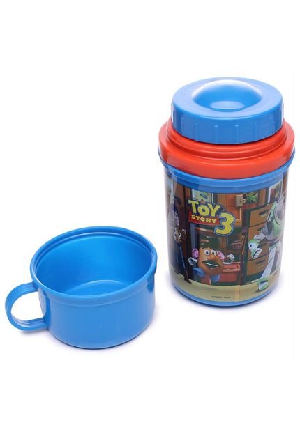 Garrafinha Plástica Toy Story Azul Gedex - Marca Gedex