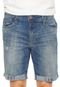 Bermuda Jeans Colcci Reta Davi Azul - Marca Colcci