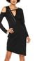 Vestido Triton Curto Ajustado Preto - Marca Triton