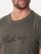 Camiseta Ellus Masculina Cotton Washed Origin. Script Grafite - Marca Ellus