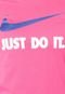 Camiseta Nike Sportswear Jdi Swoosh 1 Vivid Pin Rosa - Marca Nike Sportswear
