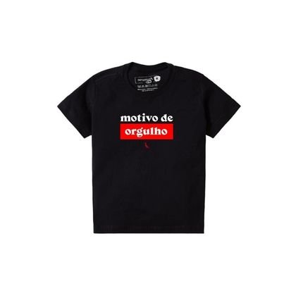 Camiseta Motivo Orgulho Dm20 Reserva Mini Preto - Marca Reserva Mini