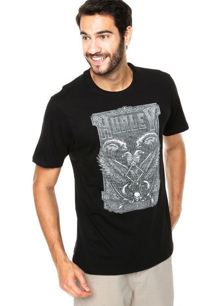 Camiseta Hurley Brick Preta - Marca Hurley