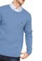Suéter Polo Play Tricot Tranças Azul - Marca Polo Play