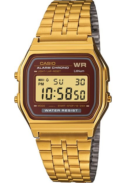 Relógio Casio Feminino A159WGEA5DF Dourado - Marca Casio