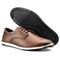 Sapato Masculino Oxford Casual Conforto Estilo Brogue Caramelo 37 - Marca BREFFER