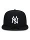 Boné New Era 59fifty New York Yankees Aba Reta Fitted Preto - Marca New Era