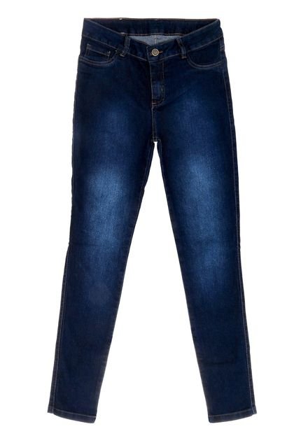 Calça Skinny Jeans Juvenil Menina Reduzy - Azul Escuro - Marca Reduzy