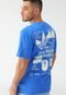 Camiseta adidas Originals Reta 3 Stripes Azul - Marca adidas Originals