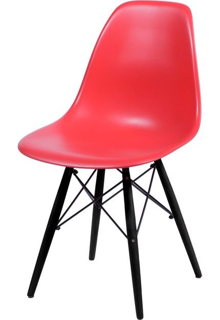 Cadeira Eames Dkr Base Madeira Preta OrDesign - Marca Ór Design