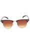Óculos de Sol Khatto Redondo Marrom - Marca Khatto